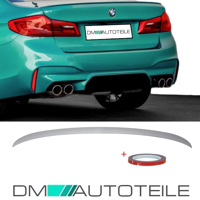 DM Autoteile Heckspoiler Sport-Performance Kofferraumspoiler passend f/ür E60 Hecklippe+3M