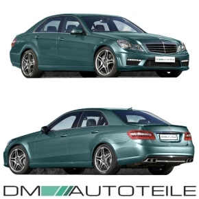 Mercedes W212 Bumper Bodykit + daytime running lights + tail pipe + accessories E63 AMG
