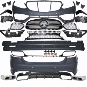 Mercedes W212 bodykit Front + rear + Side Skirts + Grille...