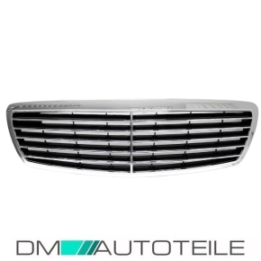 Mercedes E-Klasse W211 S211 Kühlergrill Grill Chrom Schwarz Avantgarde Bj 02-06