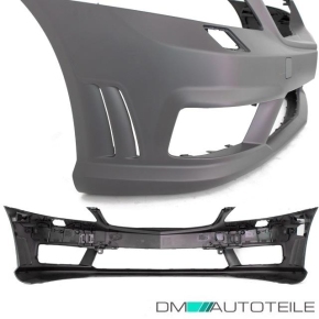 Mercedes W221 AMG S65 look Bodykit for headlamp washer without park assist primed with daytime running lights 05-13 long version