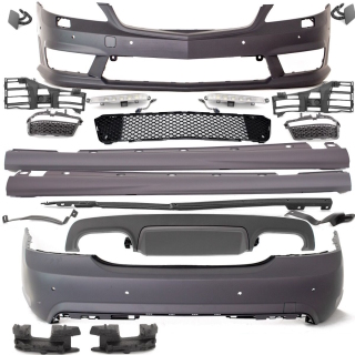 Mercedes S-Klasse W221 Bodykit Lang LED Tagfahrlicht Komplett f. PDC +Zubehör für S63 AMG