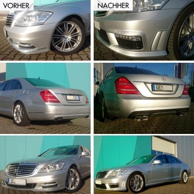 Mercedes W221 Front Stossstange Aus Pp Mit Tagfahrlicht Pdc Sra Zubehor Fur S65 Amg