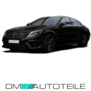 Mercedes W222 bodykit Front Bumper + rear Bumper + Side Skirts + accessories for S63 AMG