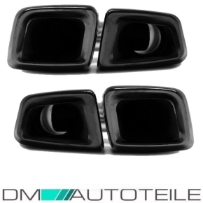 Mercedes W212 S212 tail pipes chrome black AMG design S63...