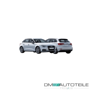 Stoßstange vorne grundiert + SRA passt für Audi A3 (8V) Facelift ab 02/2016