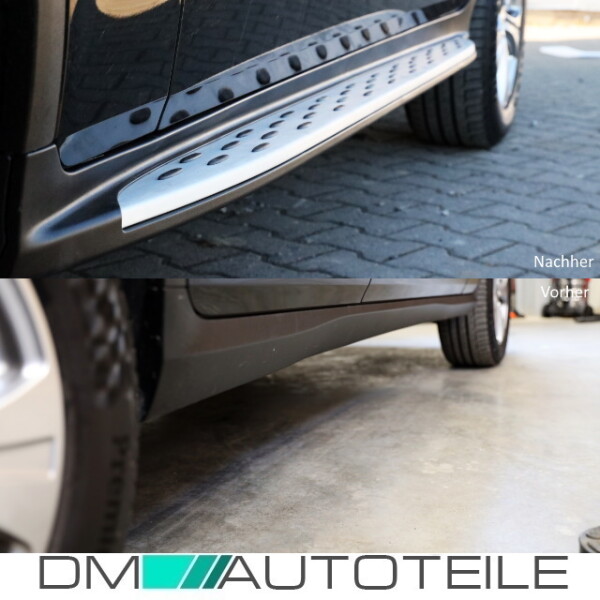 Satz Trittbretter Alu Anbaumaterial Passend Fur Mercedes Glc