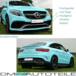 Paket Stoßstange 63 AMG Optik Mercedes C292 GLE Coupe Umbau Vorne Hinten