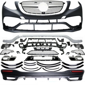 Bodykit Stoßstange Vorne Hinten + Blenden passt...