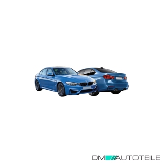 Stoßstange hinten grundiert passt für BMW 3er (F30) Limousine 11-19 mit M-Paket