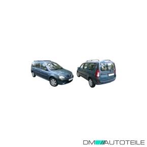 Stoßstange vorne schwarz passt für Dacia Logan MCV 06-08 ohne Nebelscheinwerfer