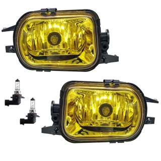 Set Fog Lights Clear Yellow fits for Mercedes SLK R170...