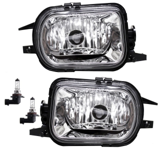Set Fog Lights Clear Chrome fits for Mercedes SLK R170...
