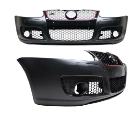 VW Golf MK5 V Sport Front Bumper +Grill Red Border GTI +FOGS SMOKE CERTIFIED