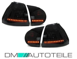 New Design LED Rückleuchten schwarz mit Dynamik Blinker passend für VW Golf  5 Bj. 03 - 08