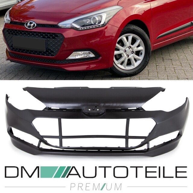 Stoßstange Vorne Glatt Schwarz Lackierfähig Passt Für Hyundai I20 Gb Ab 2014 2018