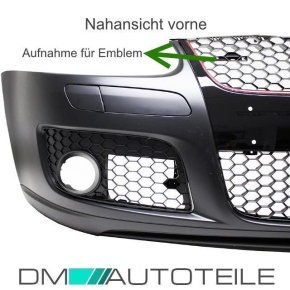 Stoßstange vorne inkl. Schrauben + Nebel SET ABS+ABE passt für VW Golf 5