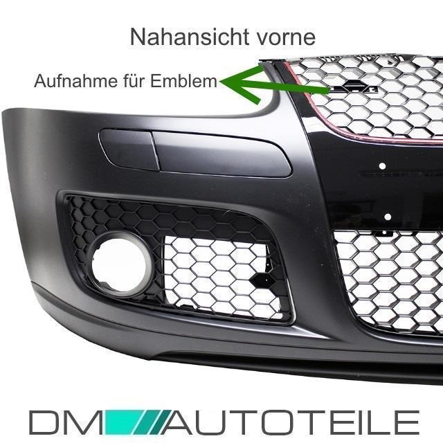VW Golf 5 V Pare-choc Avant + Grille nid d'abeille Noir GTI +Set