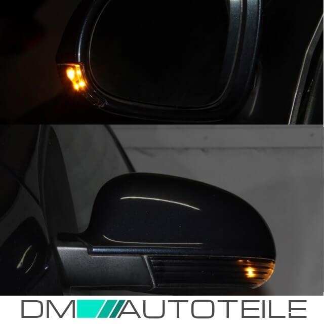 KOMPLETTE LED Spiegelblinker Schwarz ( Black ) Spiegel Blinker für VW Golf  5 V 