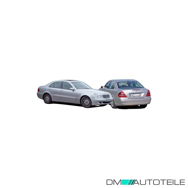 Mercedes W211 02-06 Stoßstange Vo. + Hi. ABS Kiemen Bodykit +Zubehör für  E55 AMG