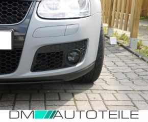 SET Nebelscheinwerfer Blende Gitter Abdeckung für VW Golf 5 GTI GT Stoßstange