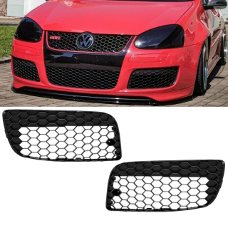 Stoßstangengitter Gitter SET Wabengrill Clean Waben GESCHLOSSEN für Golf 5 GTI