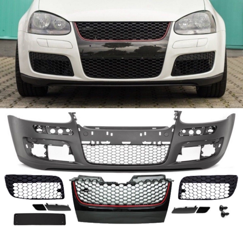 VW Golf 5 Front Bumper + accessories GTI Front Grille & grates