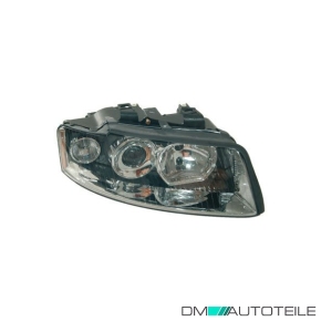 Set Audi A4 8E Xenon headlights clear glass D1S/H7 01-04 left & right  Saloon/Avant