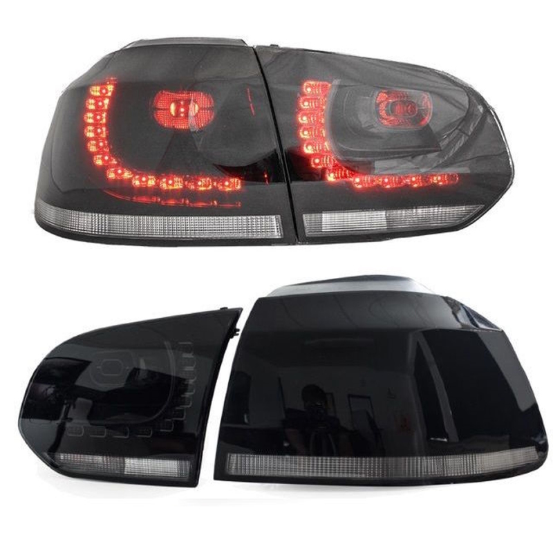 VW Golf 6 LED Rückleuchten Rot-Weiß R-Design