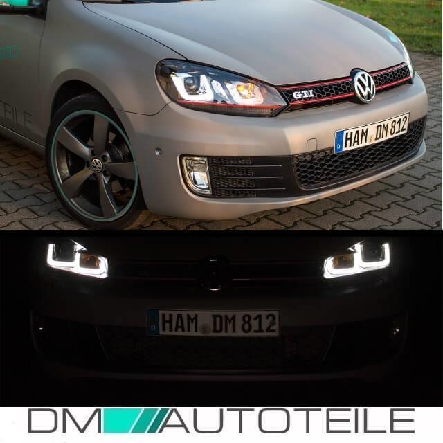 VW Golf 6 GTI conversion Front Set headlights LED 3U + Front