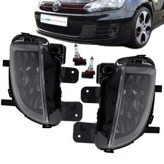 Det fog lights Smoke black + bulbs suitable for VW Golf...