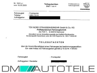 Spoiler Frontlippe an Stoßstange passt für VW Golf 4 GTI Edition 25 Optik