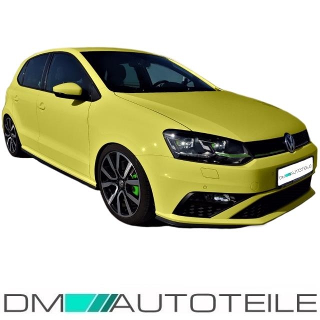 Stossstange Vorne Schwarz Komplett Spoiler Fur Gti Passend Fur Vw Polo 6r 6c Ab 14