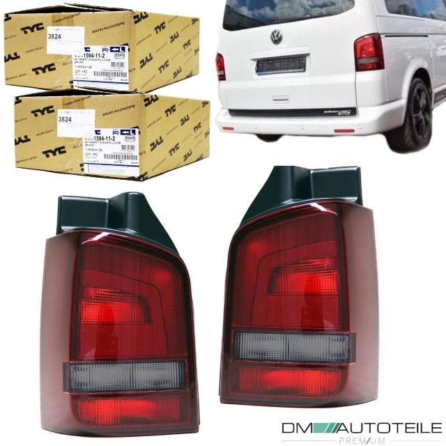 Fahrerseite ROT/WEIß mit Heckklappe ab 11/09 VW T5 Multivan Heckleuchte links Fahrerseite ROT/WEIß mit Heckklappe ab 11/09 VW T5 Multivan Heckleuchte links