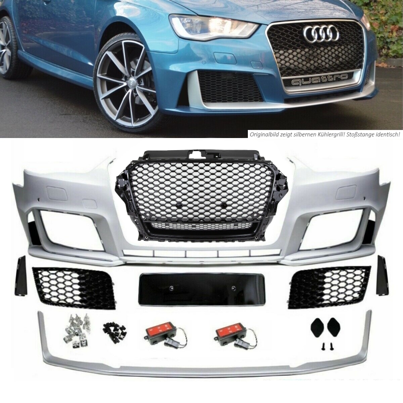 RS3 Look Front bumper for Audi A3 8P 