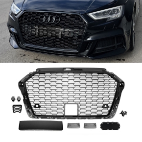 Honeycomb Front Grille Black Gloss+ Accessoires fits on...