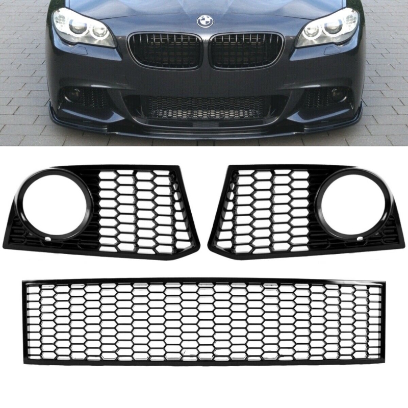 Lüftungsgitter GITTER Stoßstange schwarz BMW F10 F11 2009 rechts M-PAKIET Lüftungsgitter GITTER Stoßstange schwarz BMW F10 F11 2009 rechts M-PAKIET