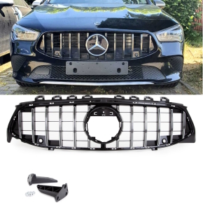 GT Sport- Panamericana Front Grille Black Chrome fits on...