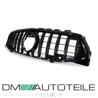 GT Sport- Panamericana Front Grille Black Gloss for Mercedes CLA W118 w/o Camera +with PDC
