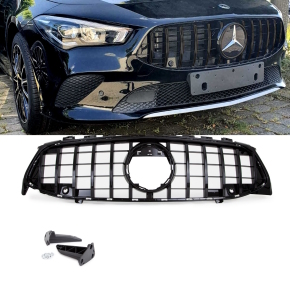 GT Sport- Panamericana Front Grille Black Gloss for...