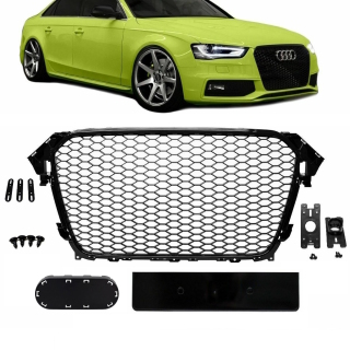 Front Grille honeycomb black finish + license plate...