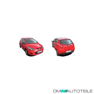 Stoßstange hinten grundiert passt für Mazda 2 II Baujahr 2007-2014 alle Modelle