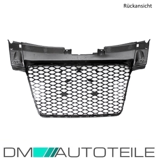 Kühlergrill Wabengrill Schwarz glanz passt für Audi TT 8J 06-16 ohne RS Emblem
