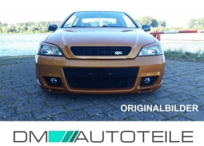 OPEL ASTRA G Stoßstange vorne +Nebel SMOKE Schwarz für OPC II 97-05 +ABE