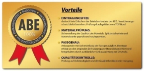 OPEL ASTRA G Stoßstange vorne +Nebel SMOKE Schwarz für OPC II 97-05 +ABE