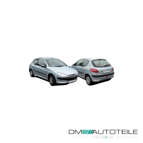 206 SW 98-09 Stoßstange vorne grundiert passt für Peugeot 206 Schrägheck