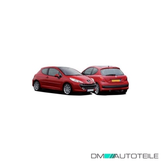 Stoßstange hinten grundiert passt für Peugeot 207 Sport ab 04/2006