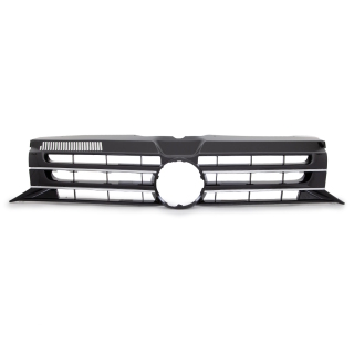 Kühlergrill Front Grill Schwarz glanz Leiste Chrom für VW T5 GP Facelift 09-15