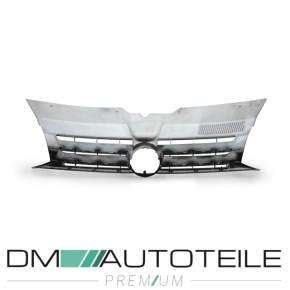 Kühlergrill Front Grill Schwarz glanz Leiste Chrom für VW T5 GP Facelift 09-15
