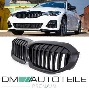 Sport-Performance Front Kidney Grille single Slat glossy black fits on BMW 3-Series G20 G21 all Models
